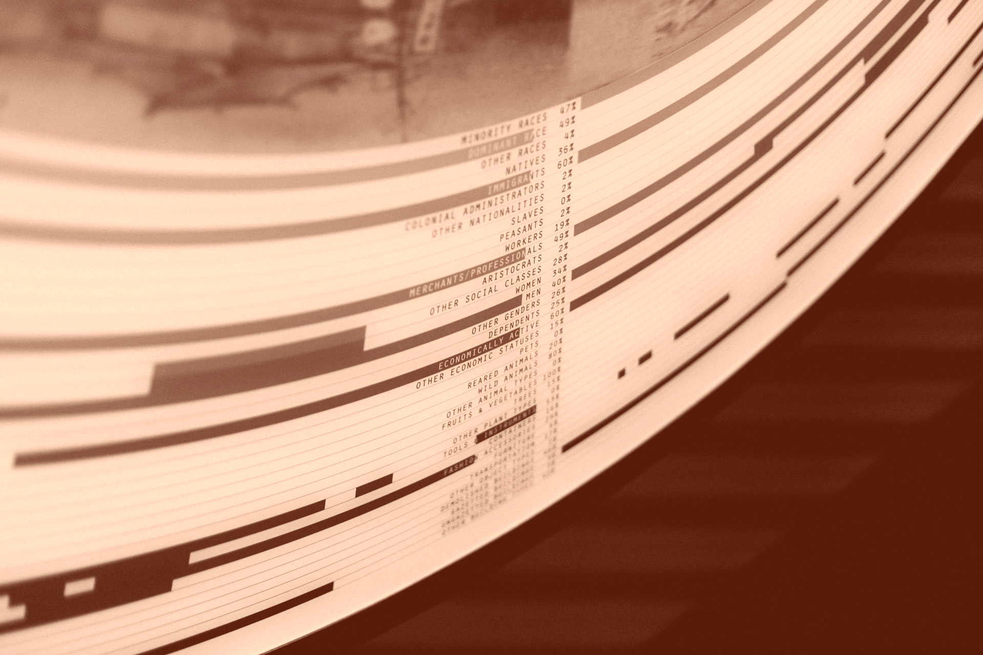 a black and white photo of a large sheet of paper