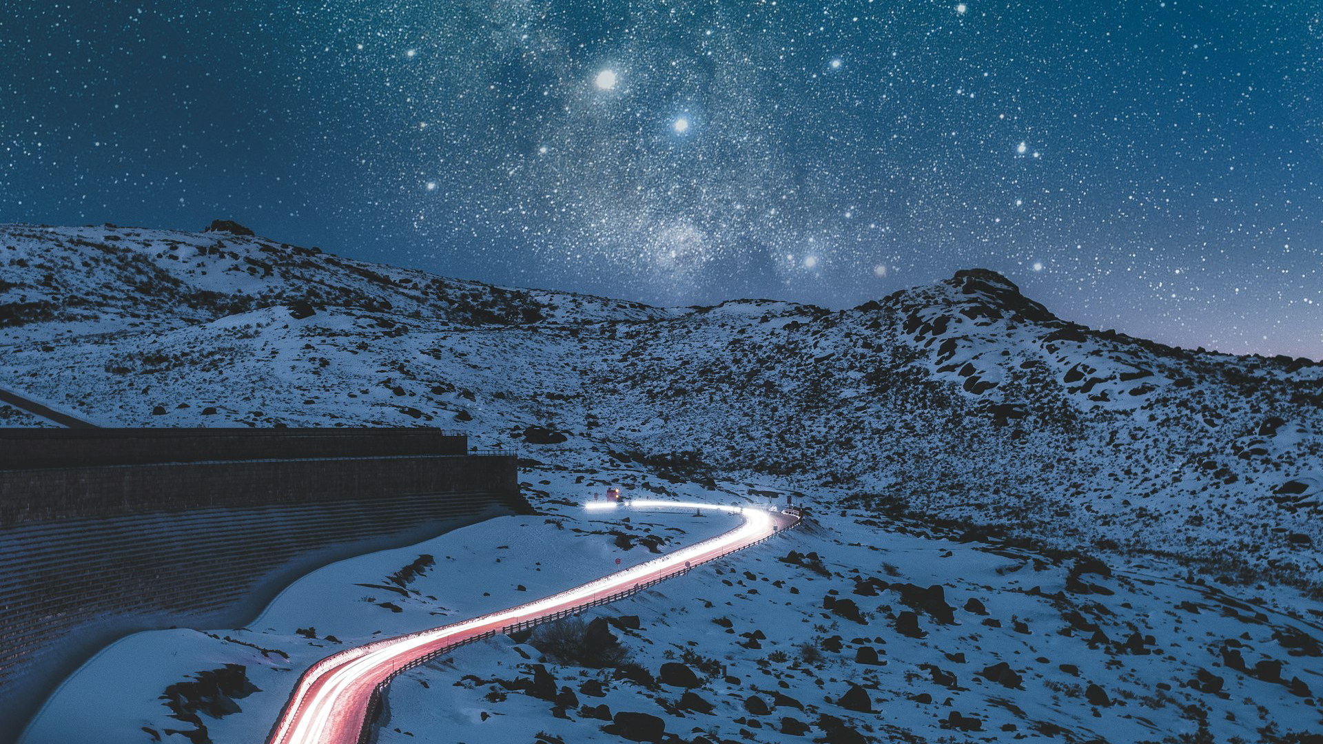 timelapse photo of road during nighttime
